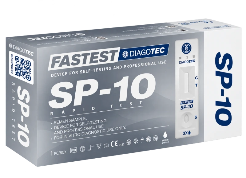 Opakowanie testu płodności męskiej SP-10 FASTEST DIAGOTEC