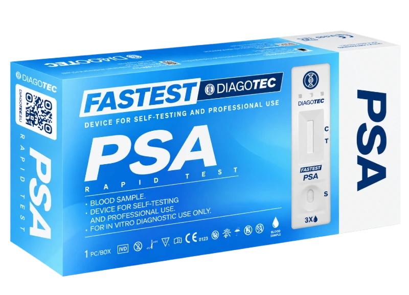 Opakowanie testu PSA FASTEST DIAGOTEC